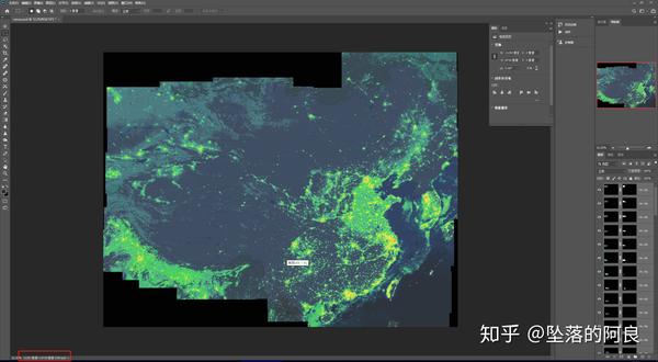 观星专用8k超高清国内光污染地图