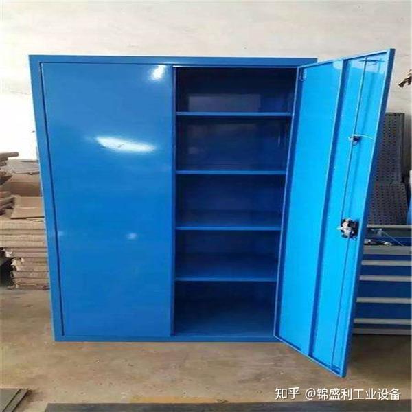 钢制铁皮工具柜双开门两抽屉工具柜