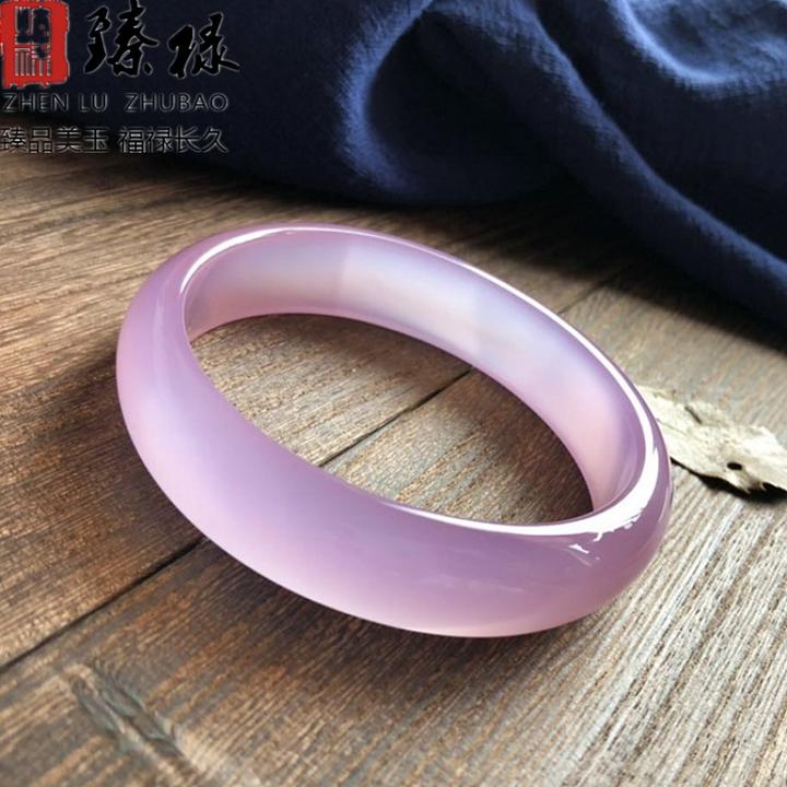【春季新品】臻禄珠宝天然冰花芙蓉玉手镯冰种玉石镯子