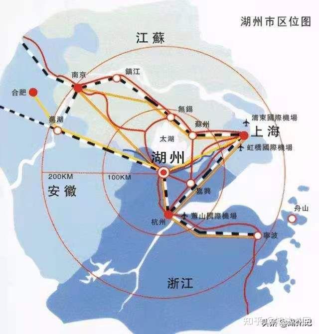 铁路,公路穿织而过交通便捷,湖州成为大都市区的城际重要板块