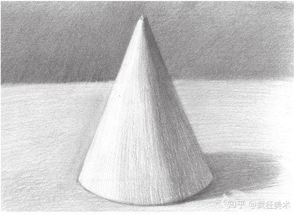 (艺考生必看)素描圆锥体怎么画?详解过程,想提高成绩