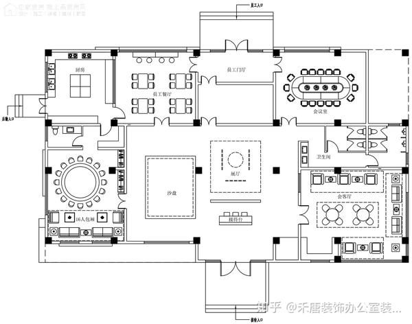 办公楼设计图纸平面图