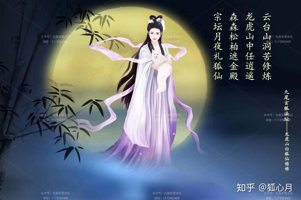 龙虎山天师护法黄狐仙娘娘和白狐仙娘娘介绍