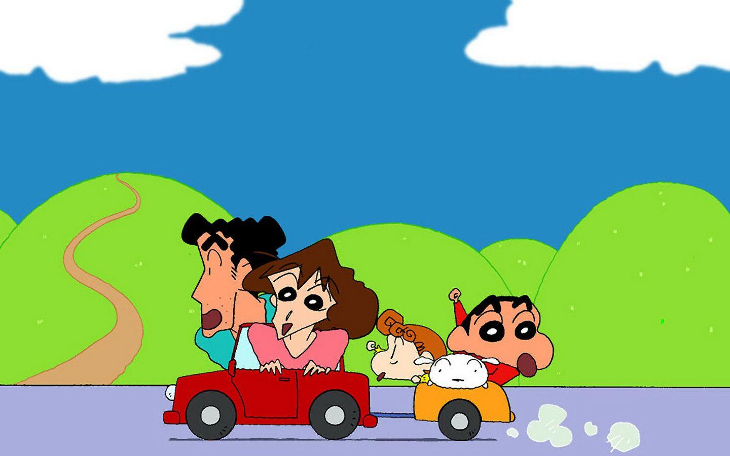 蜡笔小新电脑壁纸 知乎