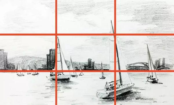 s形构图 十字形构图 利用十字形构图,可以处理画面中的大型垂直景物.