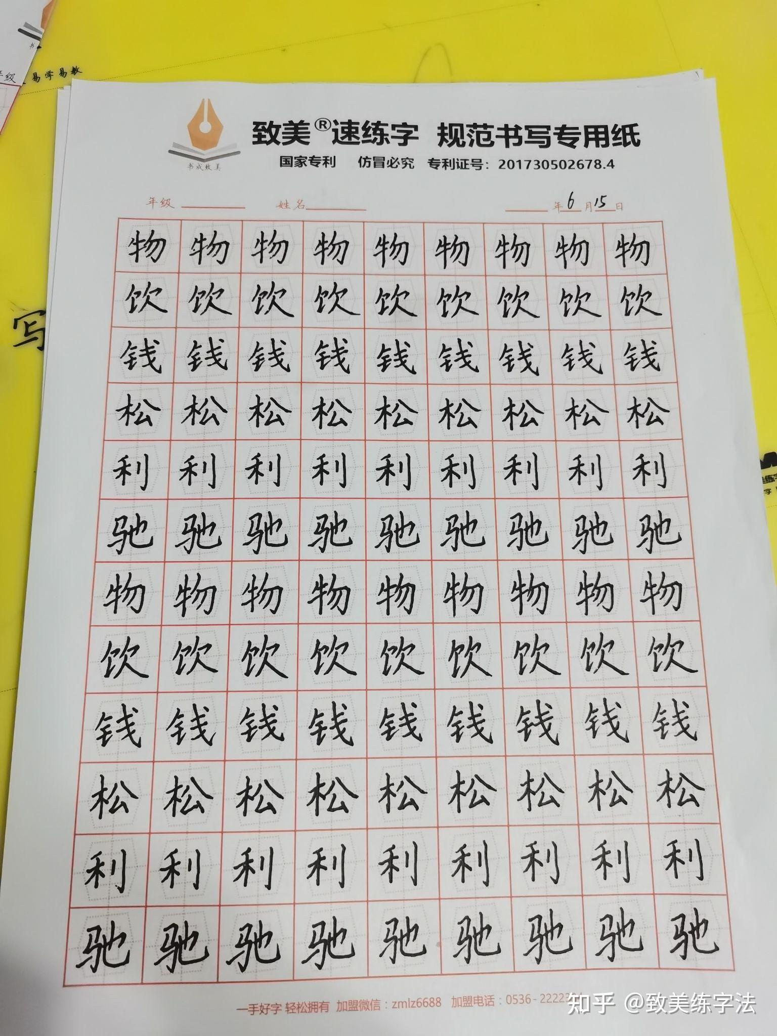 致美练字规范书写第三十一届师训会圆满结课