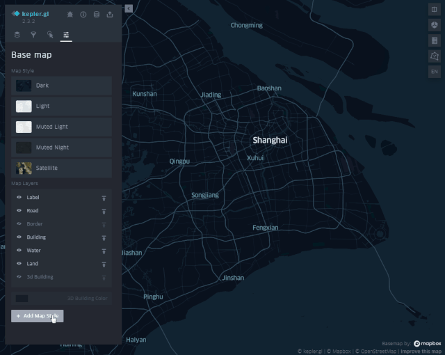 这里我们拿一张同样在 mapbox 官网展示的地图 moonlight (地图地址