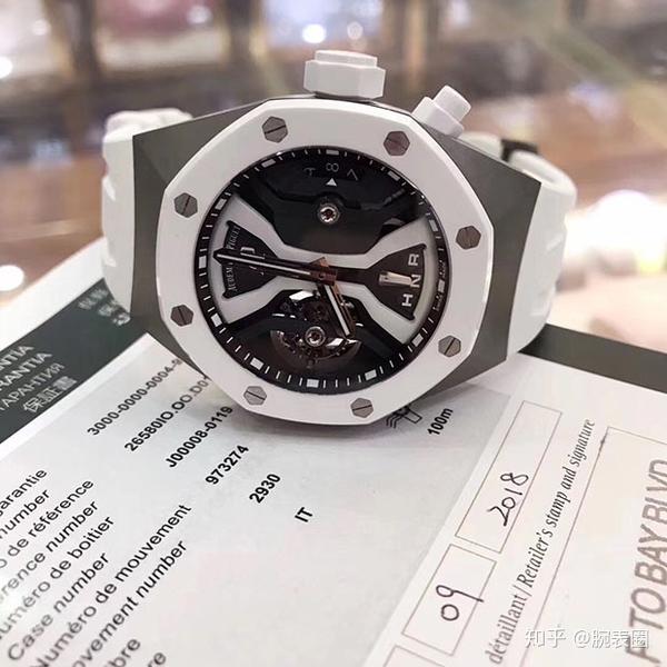 爱彼皇家橡树概念26580io.oo.d010ca.01陀飞轮白色gmt