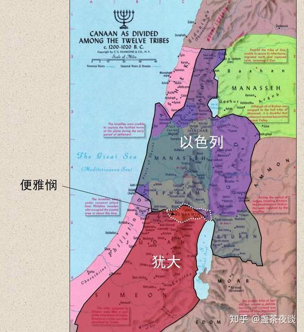 分裂之后的犹大王国实力大减,北部以色列王国内部政局不稳,200年间改