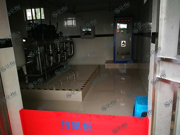 二次供水设备工程案例:句容北部新城泵房安装现场