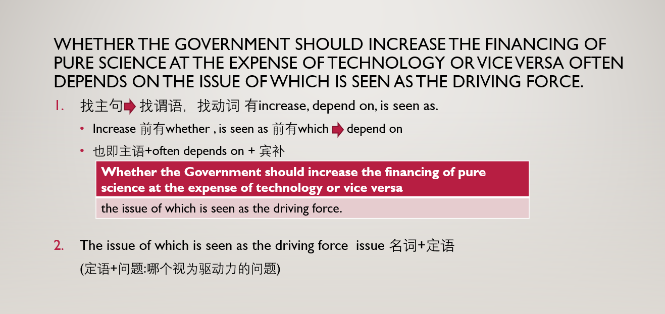 should increase the financing of pure science at the expense of