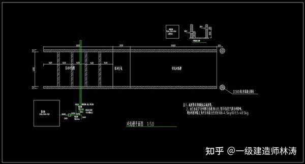 最新12套工地沉淀池,洗车槽,化粪池,围墙,工地大门cad