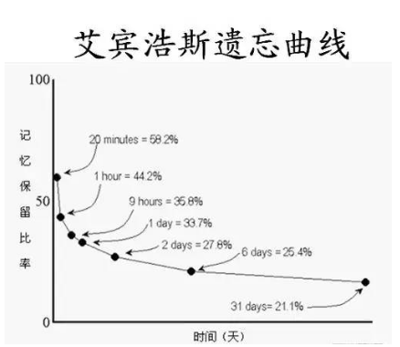 法宝就是 「艾宾浩斯遗忘曲线」