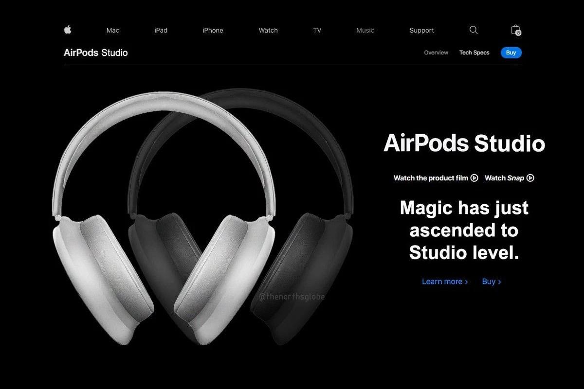 苹果airpods studio 最新爆料,9月8日正式亮相售价349