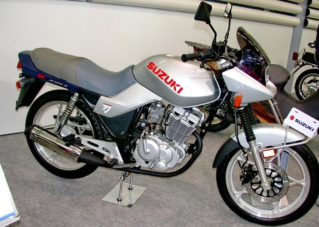 经典摩托车系列 九十年代另类豪华摩托车 金城铃木刀gf125