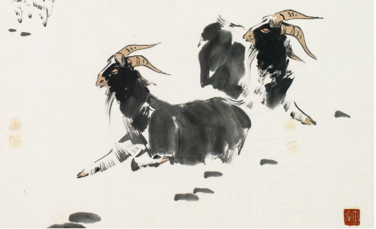 国画| 国画中的动物——羊