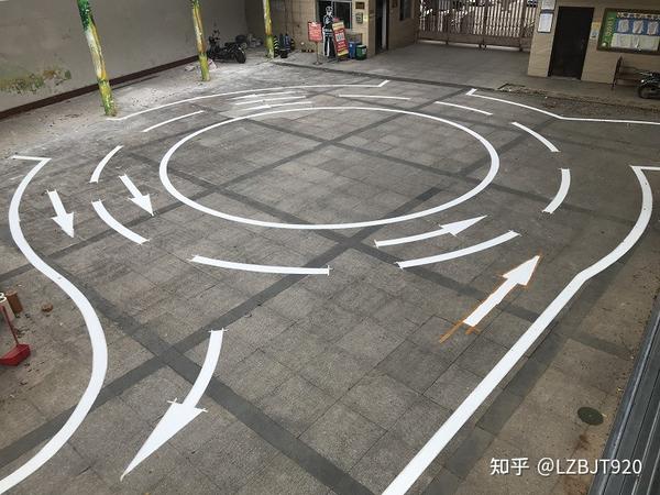 小区住宅楼环圈道路交通标线施工有什么作用?