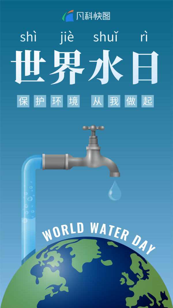 22世界水日活动怎么宣传?手机海报了解一下!