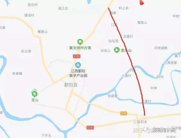 鄱阳投资4.8亿元建县城外环路,途径多个乡镇,今后去鄱阳南站更快捷!