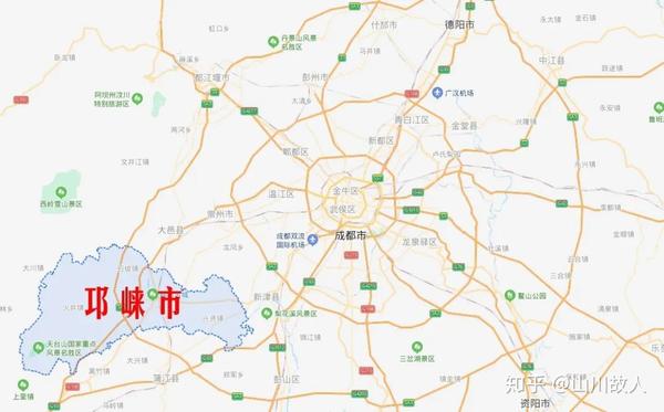 成都区域划分地图2019