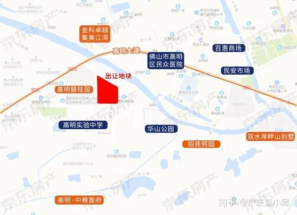 高明荷城旧城区文汇路以南,沿江路以西地块