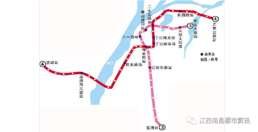 南昌地铁3号线21个站点已封顶今年通车沿线楼盘一张图了解