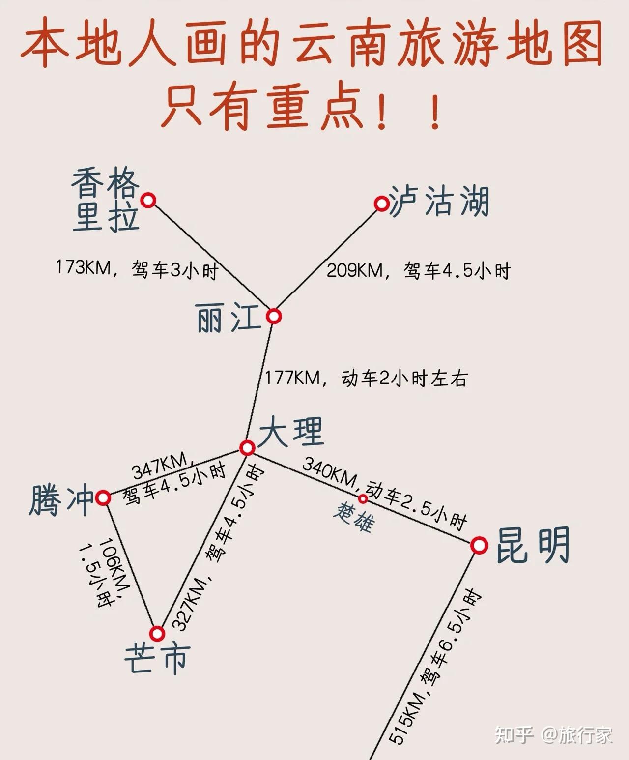 12月北京to大理丽江泸沽湖九天我大概设计了个路线去过云南的朋友能帮