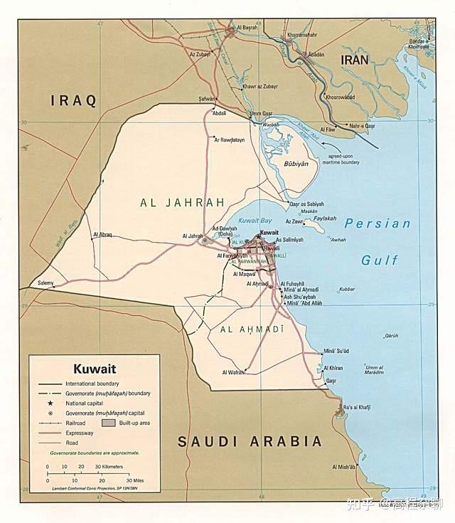 首都科威特城一跃成为国际化大都市,科威特200万人口中,只有三分之一