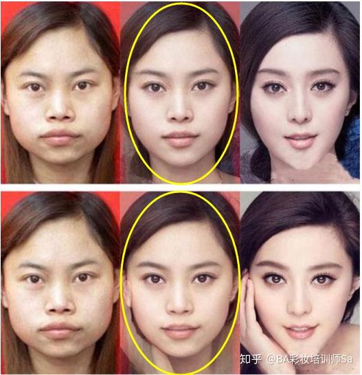 女生化妆前后区别能有多大?