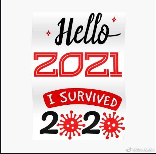 hello 2021,i survived 2020 !