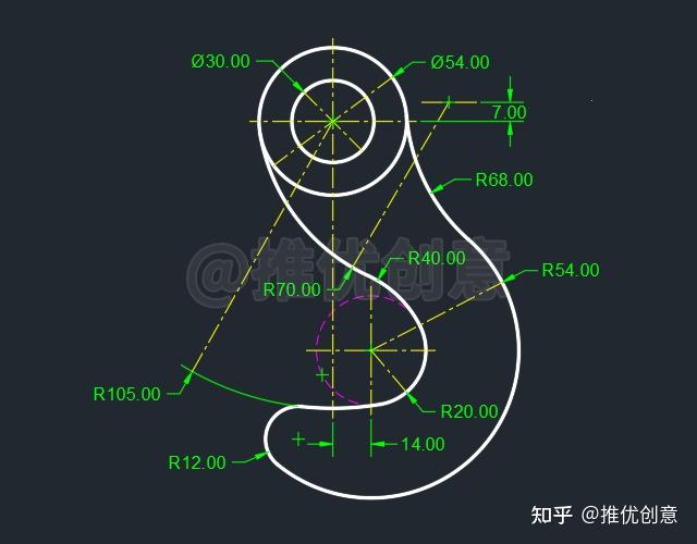 各位大佬cad这个吊钩图怎么画