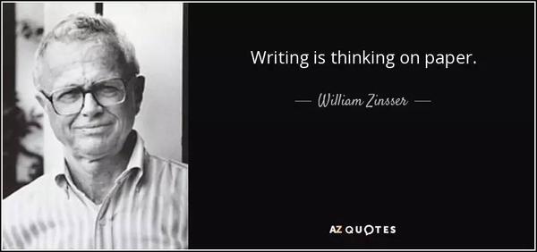 william zinsser 在写作圣经 on writing well 中写道 : 哲学家,语言