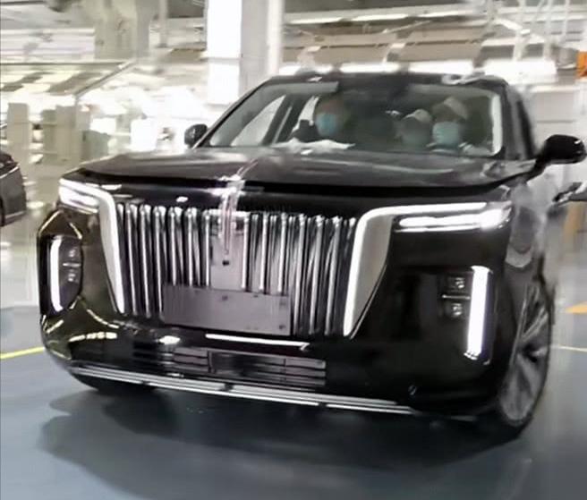 红旗汽车 2020,红旗车2020新款 红旗hs9实车曝光
