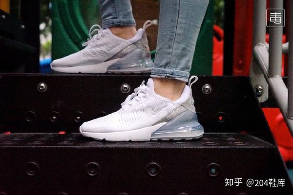 女子白银 nike air max 270【204鞋库】