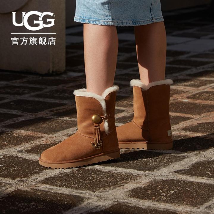 ugg 平底轻盈舒适雪地靴【京东官方旗舰店入口】