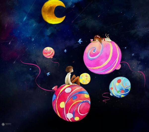 有没有宇宙,太阳系,比如土星,等的图片或者艺术创作,适合做壁纸什么的