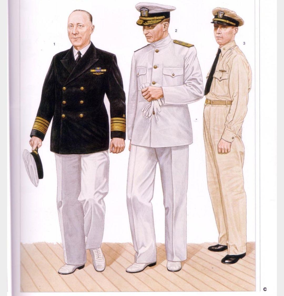 军盲想问一下二战美国海军炮手的装备服装什么的大概是怎样的