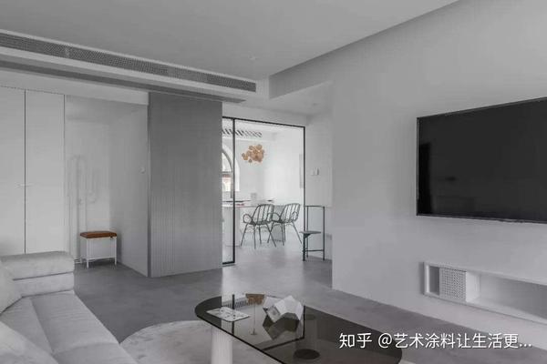 工业风复古仿水泥漆施工方法---河南郑州家装水泥漆效果图