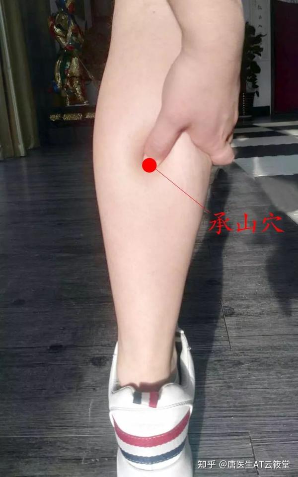 位置:承山穴位于足太阳膀胱经上,位于小腿肚子下方正当中,是除去人体