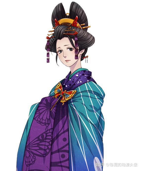 二次元和服美图欣赏:打扮华丽,和蔼可亲的和风少女,真
