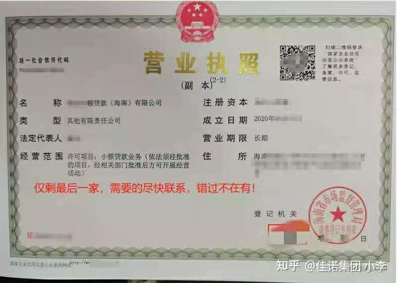 小额贷牌照