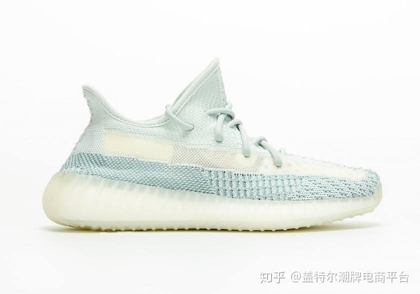 yeezy boost 350v2 cloud white reflective 冰蓝