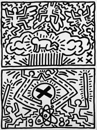 蔻驰向凯斯·哈林(keith haring)致敬