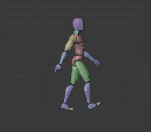 blender图解教程:走步循环(walk cycle)的制作过程