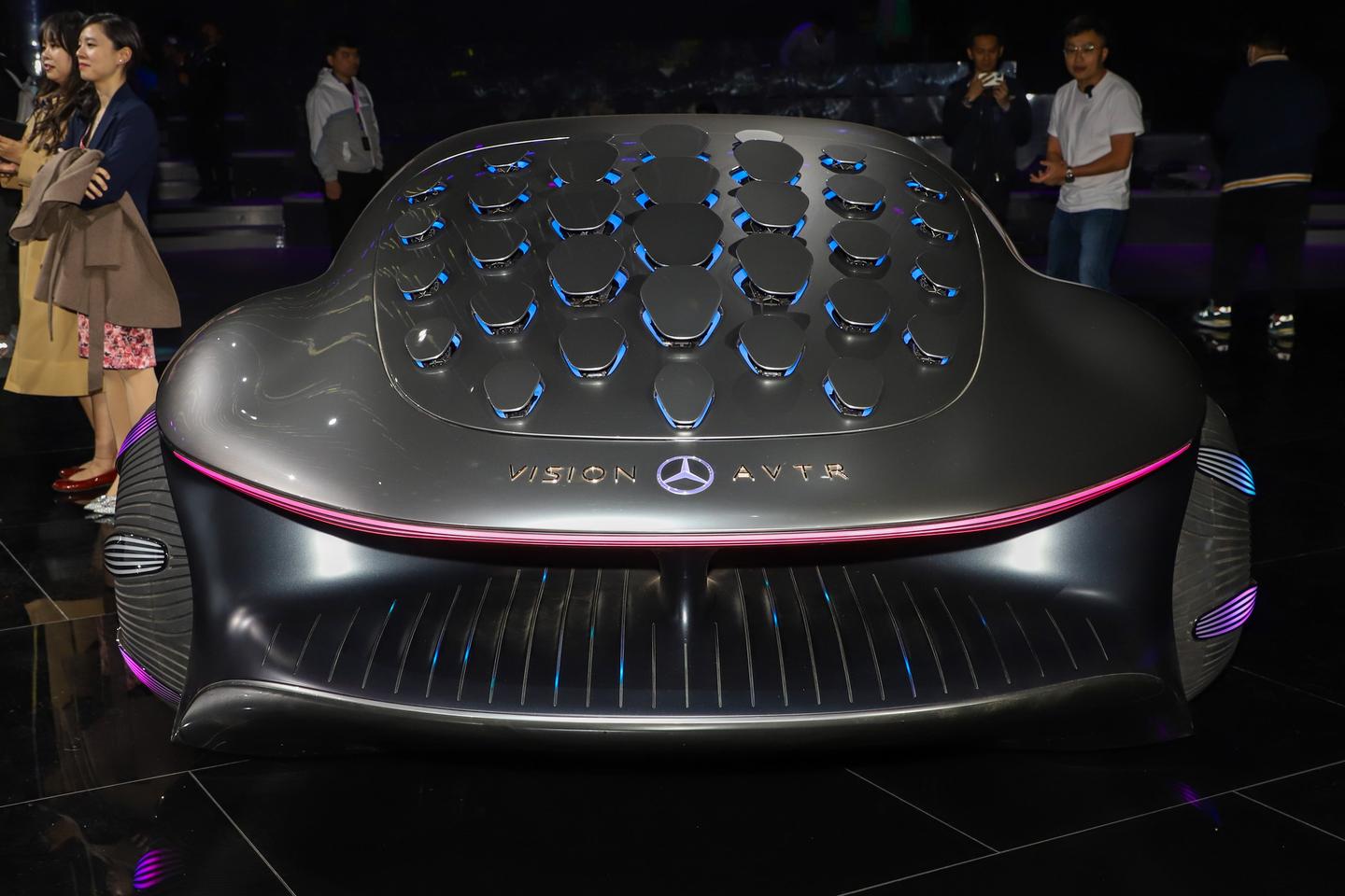 2021上海车展:出行灵感天外来 奔驰vision avtr概念车