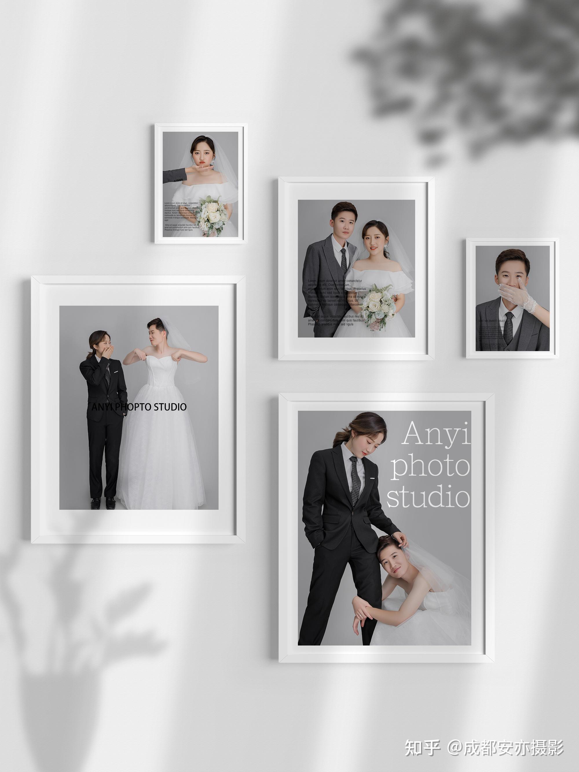 婚纱照拍什么风格更适合做相框照片墙?