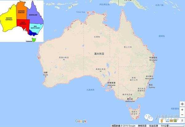 澳大利亚地图