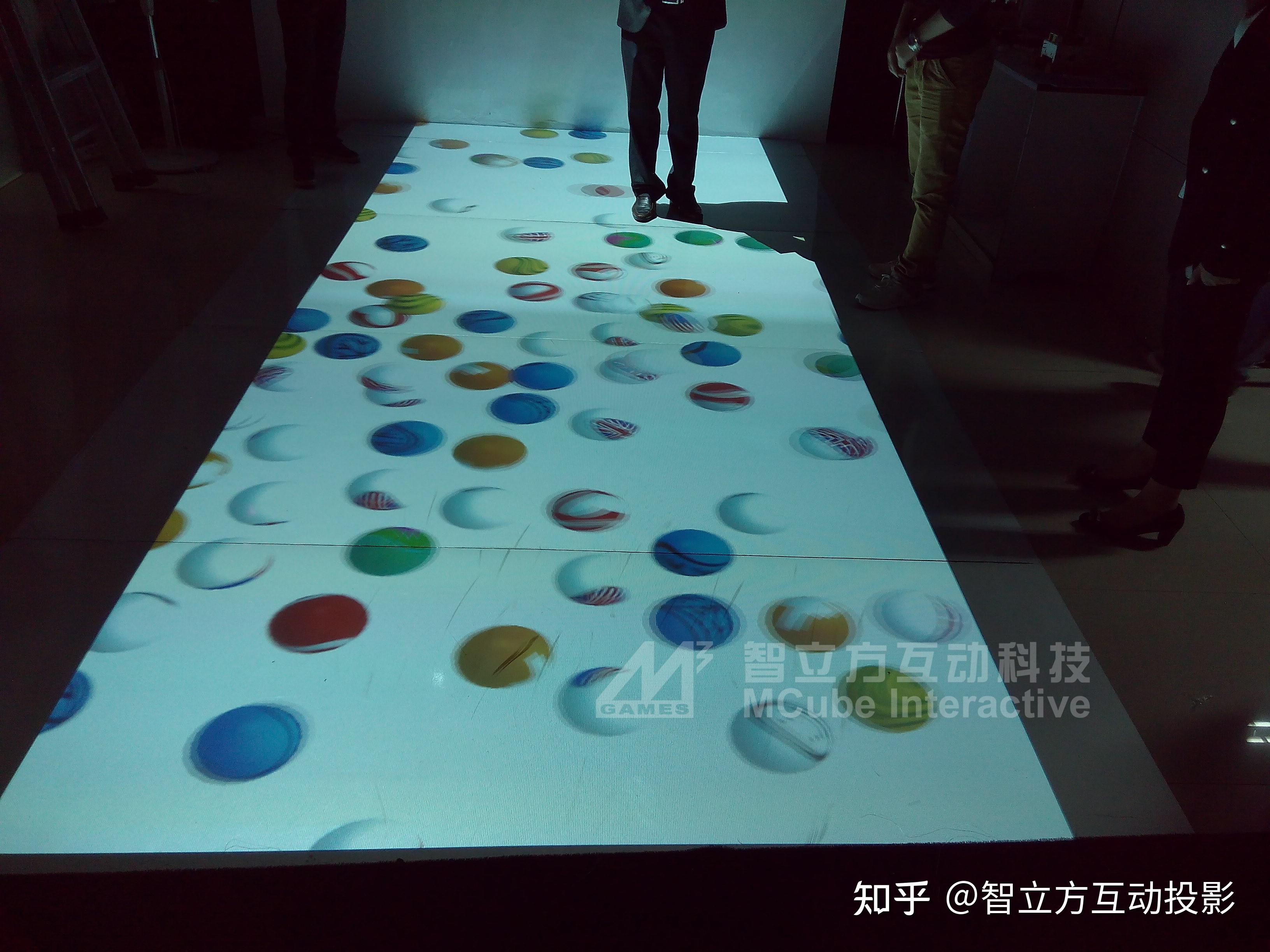 互动投影有什么作用引流吸睛智立方地面互动投影