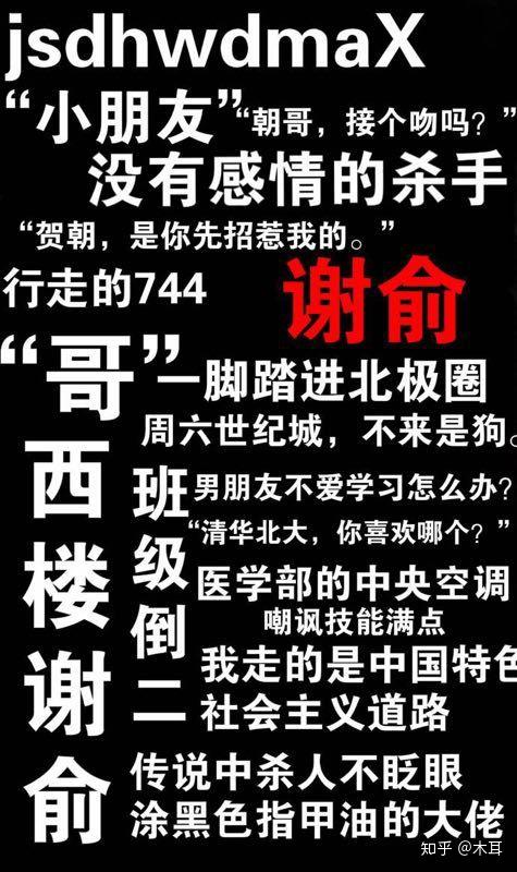 文案太苍白无力,显示不出来贺朝夫斯基的骚和我家谢俞小朋友的酷!