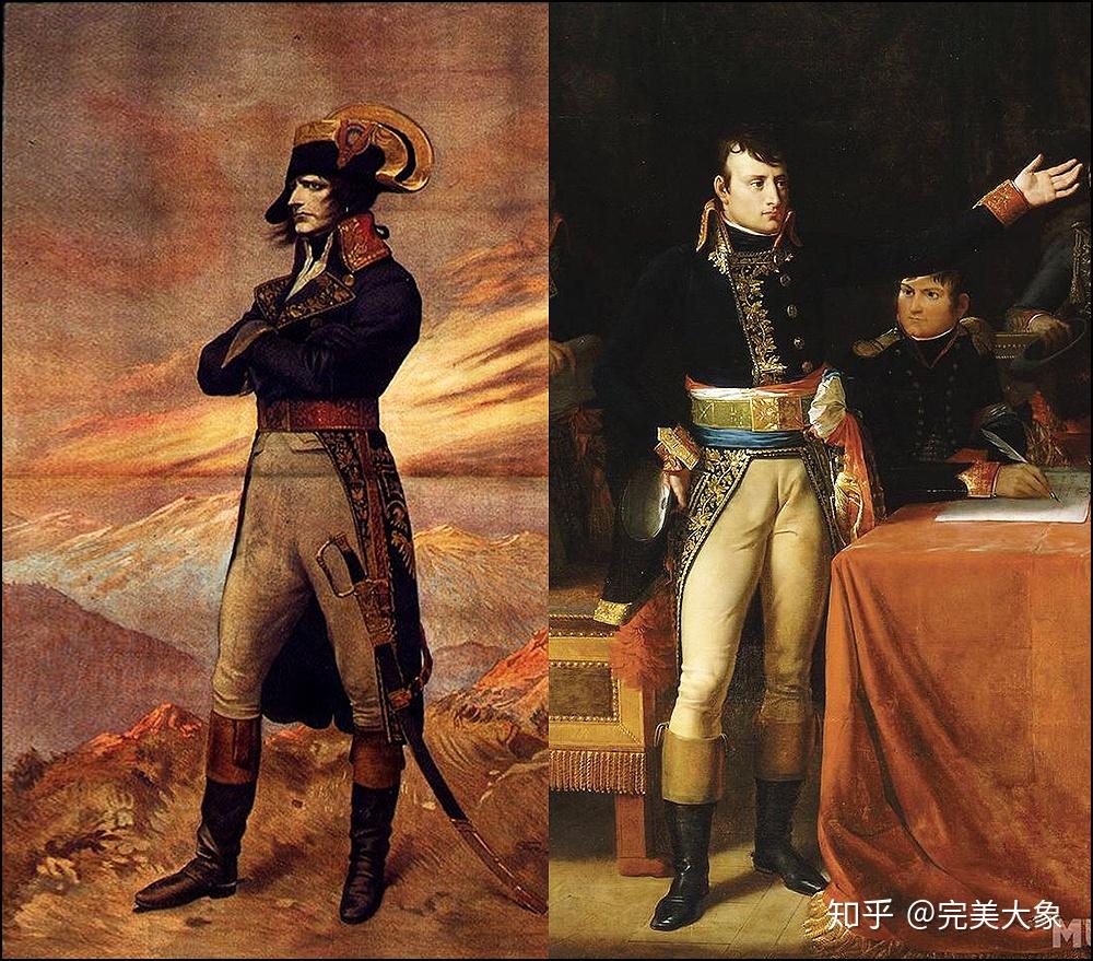 拿破仑穿的三种衣服